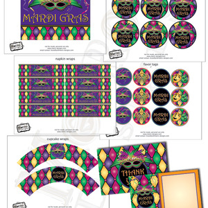 Mardi Gras Party Kit - Thumbnail 1