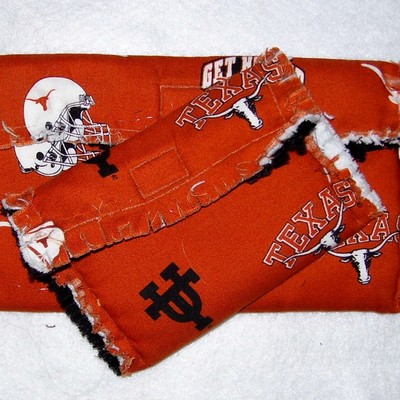 Texas longhorns rag quilted wallet and coin purse 1