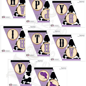 Cowgirl Party Banner. Cowgirl Birthday, Cowgirl Banner, Cowgirl Bunting, Cowgirl Party Bunting, Cowgirl Birthday Bunting. Bunting, Banner