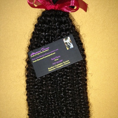 Mongolian kinky curly 14"