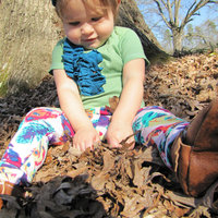 Royal Blue Asymetrical Ruffle Onesie - Thumbnail 1