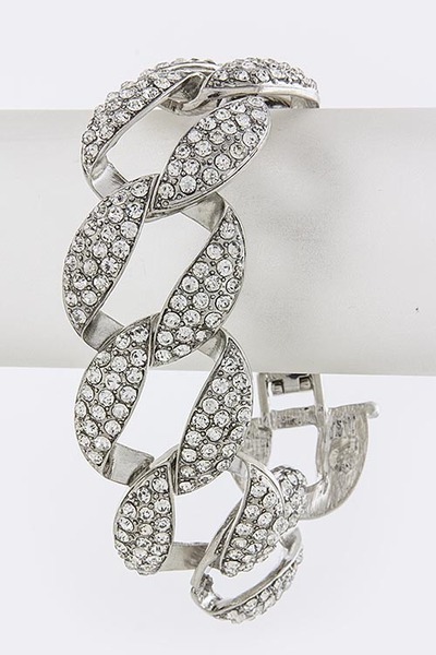 Saima Crystal Chain Bracelet