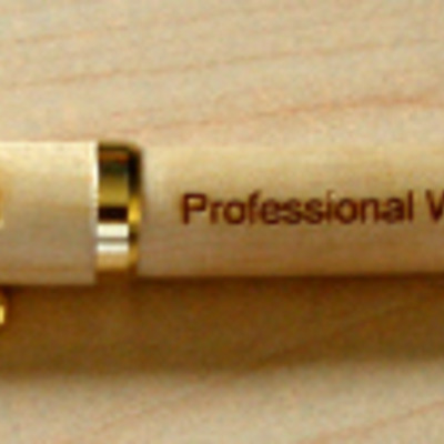 Engraved wood pens