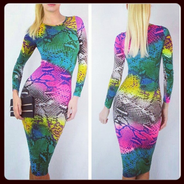 Multicolor Bodycon