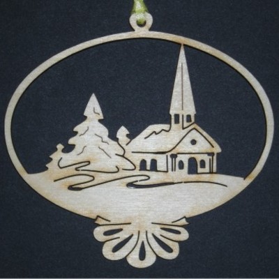 Snowy church - Thumbnail 3