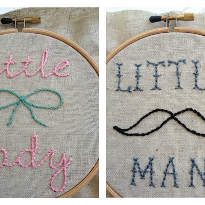 Custom-little lady & little man