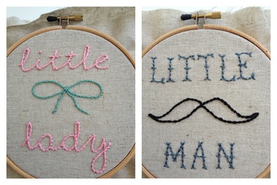 Custom-little lady & little man
