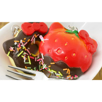 Rare* HK Chocolate Dipped Strawberry Squishy (licensed) - Thumbnail 1