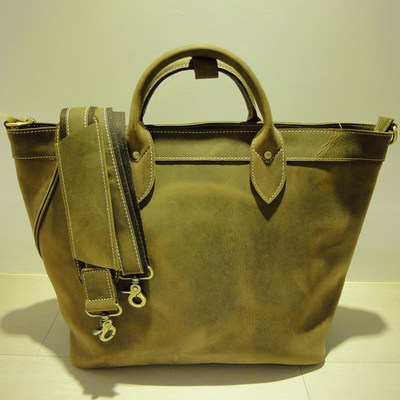 Large dakota leather tote