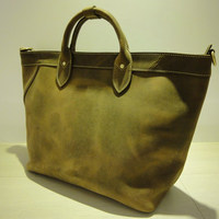 Large Dakota Leather Tote - Thumbnail 1