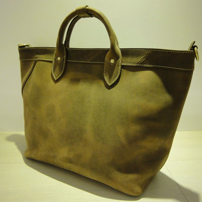 Large dakota leather tote