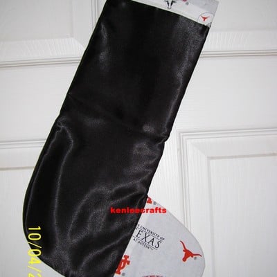 Texas longhorns christmas stocking 1