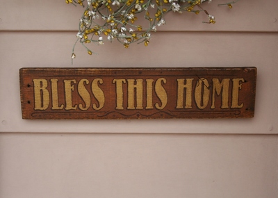 Bless This Home Hand Painted Pallet Sign