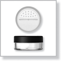 Clear Jar w/Lid and Lock Sifter