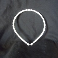 Skinny Pearl Head Band - Thumbnail 1