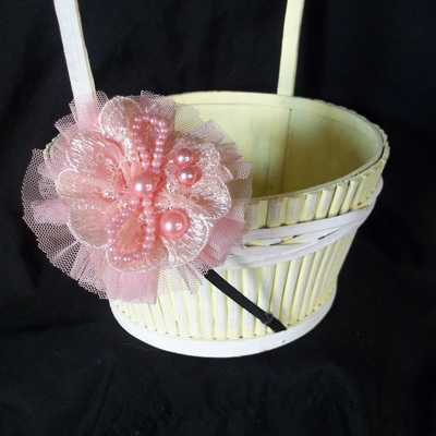 Bead bow head band