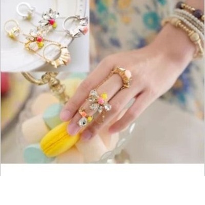 Flower 3 joints ring pop