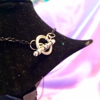 Acrylic Ram Skull Necklace - Thumbnail 1