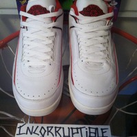 Air Jordan white/red low 2s size 13 - Thumbnail 1