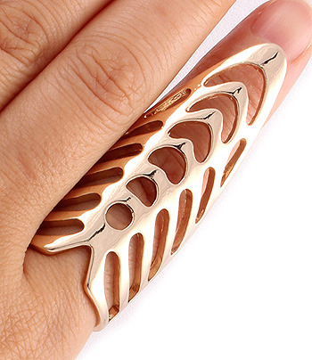 Downtown Full-Finger Statment Ring