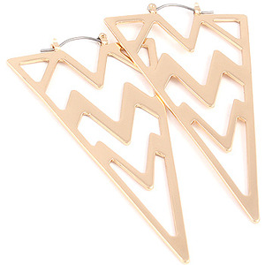 Velocity Chevron Pattern Earrings