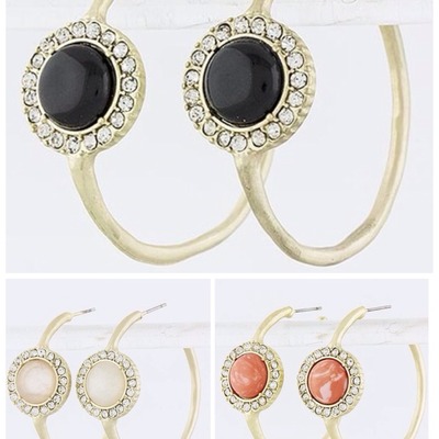 Anar hoop earrings
