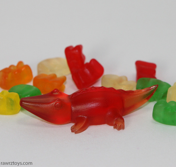 Orange Gummy Alligator