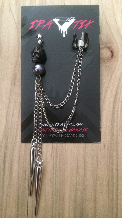 Till Death Do We Part Cuff in Silver/Pewter