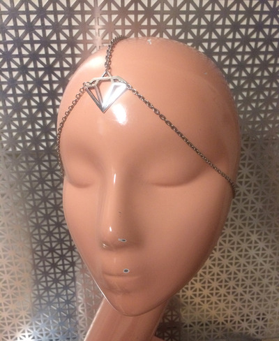 Diamond Headpiece in Silver