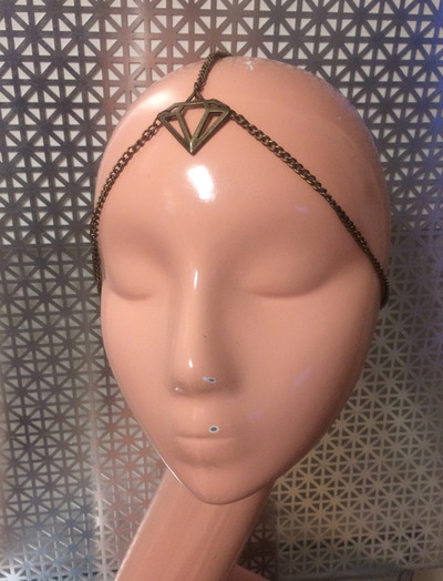Diamond Headpiece in Ant Gold