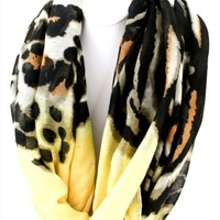 Rainbow Leopard Infinity Scarf - Thumbnail 2