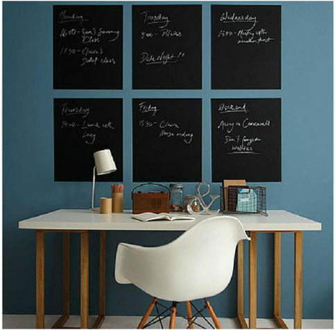 Blackboard Removable Vinyl Wall Sticker Chalkboard 45 x 100cm Decal Easy Apply
