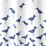 Blue Little Bird Cute POLYESTER 180 x 180 cm Bathroom Use SHOWER CURTAIN SET - Thumbnail 2