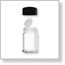 Clear Jar w/Cap & Sifter