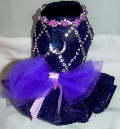 Purple punk ... funky harness dress