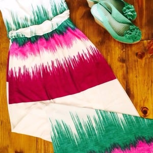 Multi-Colored Maxi Dress 
