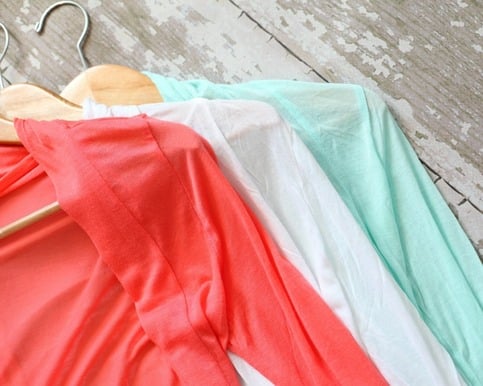 White Lightweight Cardigan 