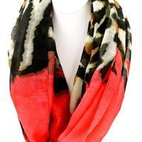 Rainbow Leopard Infinity Scarf - Thumbnail 3