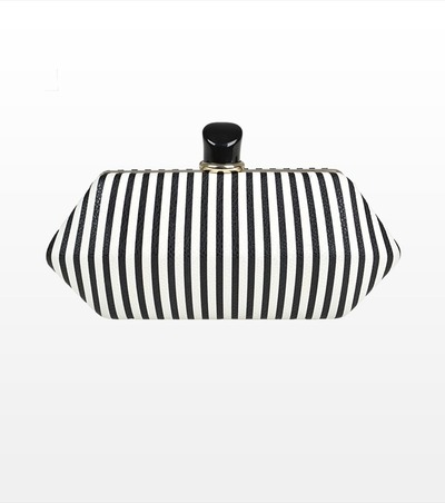 Anam Striped Clutch