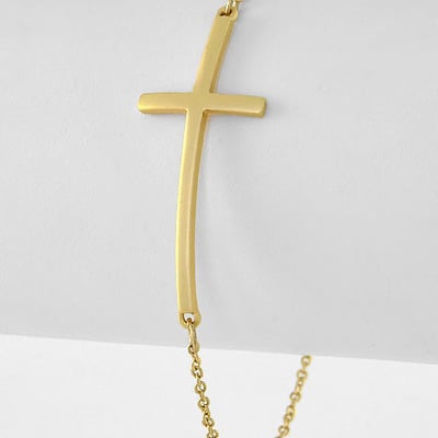 Mary - cross bracelet