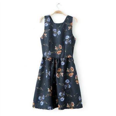 Floral sleeveless dress