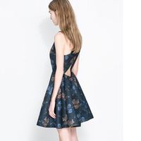 FLoral Sleeveless Dress - Thumbnail 3