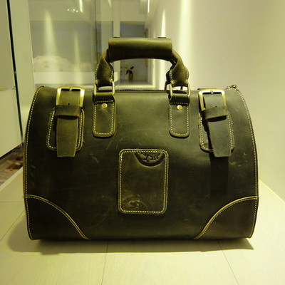 Southern brown leather bag (unisex)