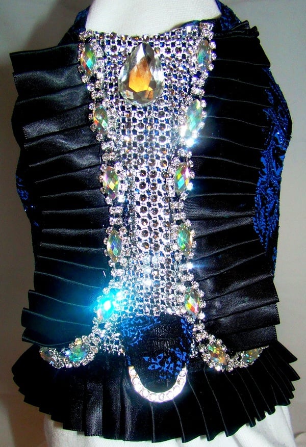 Stardust Bleu (Blue Stardust) Harness Vest!