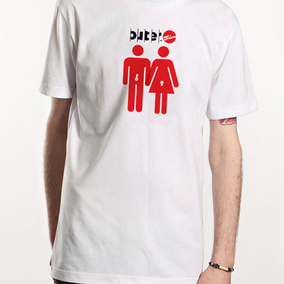 Couple tee, white