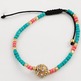 Hanna - Beaded Crystal Ball Bracelet-1