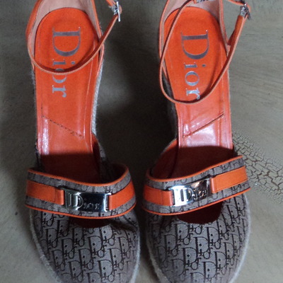 Christian dior monogram espadrilles 
