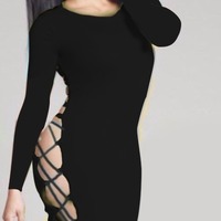 Criss cross side dress - Thumbnail 1
