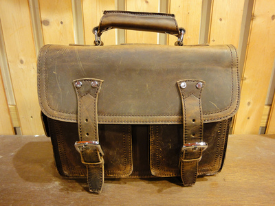 Country Man Leather Messenger Bag