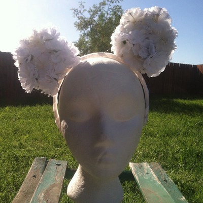 Bride Mouse ears without vail